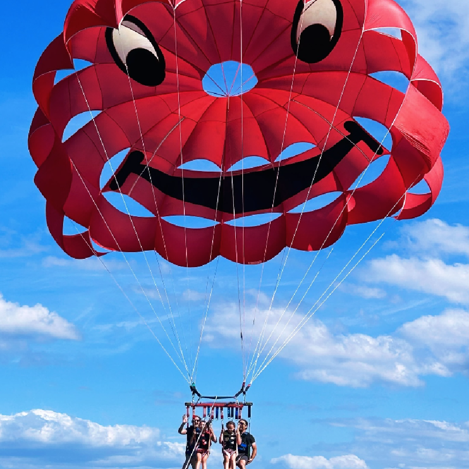 Photo d'un parachute ascensionnel